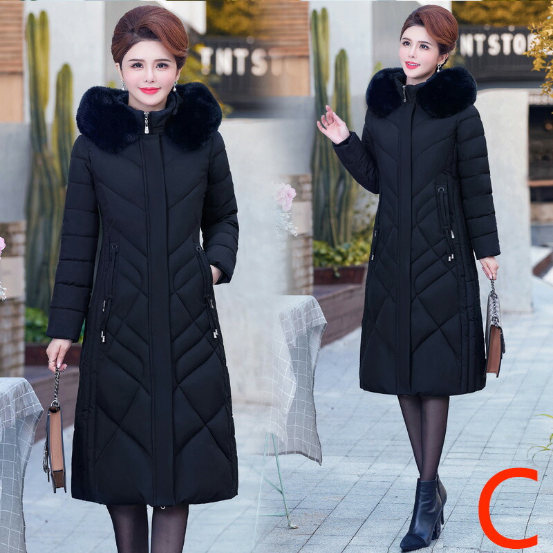2枚購入で1ooOFFコート レディース 冬 ミドル丈 中綿ジャケット ママ 大人 ダウンジャケット 40代 50代 60代 冬物コート ロングコート 大きいサイズ フード付き 体型カバー きれいめ