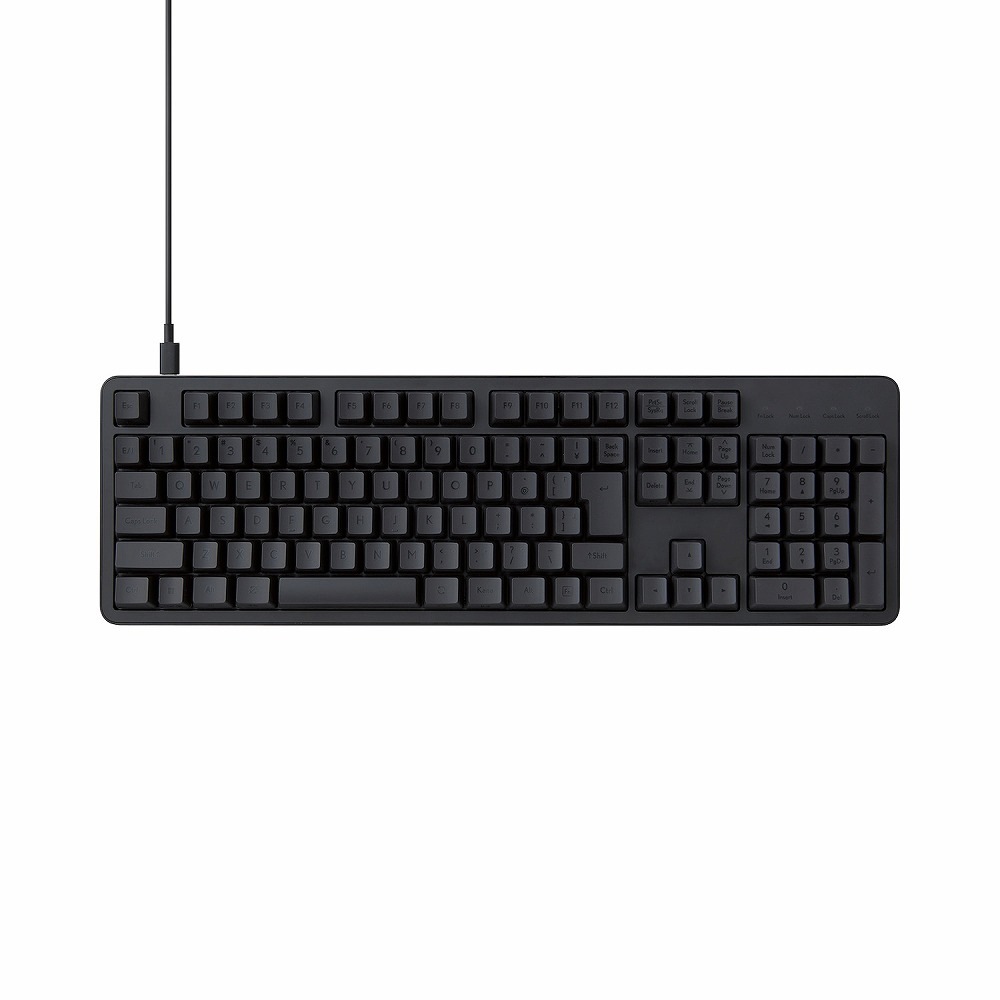 エレコム 有線メカニカルフルキーボード 赤軸 リニア 日本語配列(ブラック) TKMC50UKLBK エレコム 有線メカニカルフルキーボード 赤軸 リニア 日本語配列(ブラック) TKMC50UKLBK