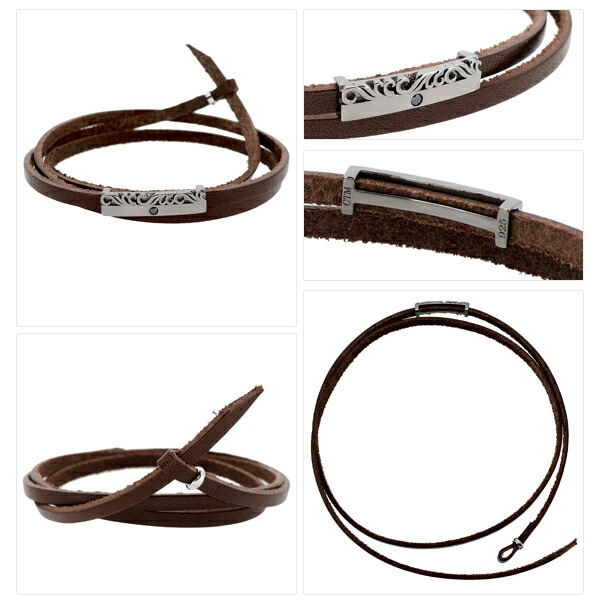 close to me アラベスク 唐草 ブラックジルコニア レザー メンズブレスレット メンズ close to me アラベスク 唐草 ブラックジルコニア レザー メンズブレスレット メンズ