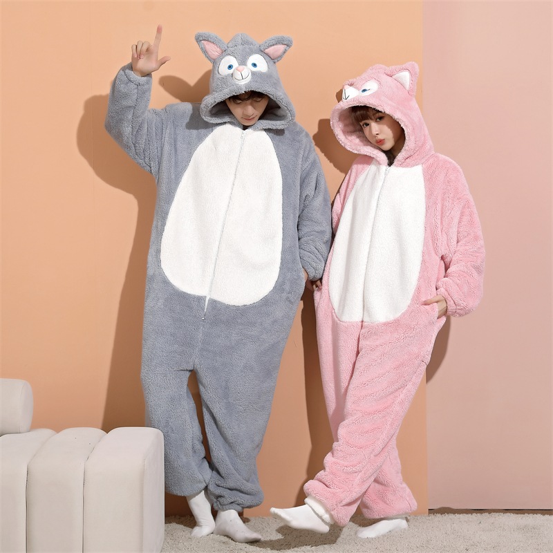漫画のウルトラマンワンピースカップルパジャマ男性と女性用秋と冬の厚みのあるコーラルベルベットプラスサイズの豪華なホーム服 漫画のウルトラマンワンピースカップルパジャマ男性と女性用秋と冬の厚みのあるコーラルベルベットプラスサイズの豪華なホーム服