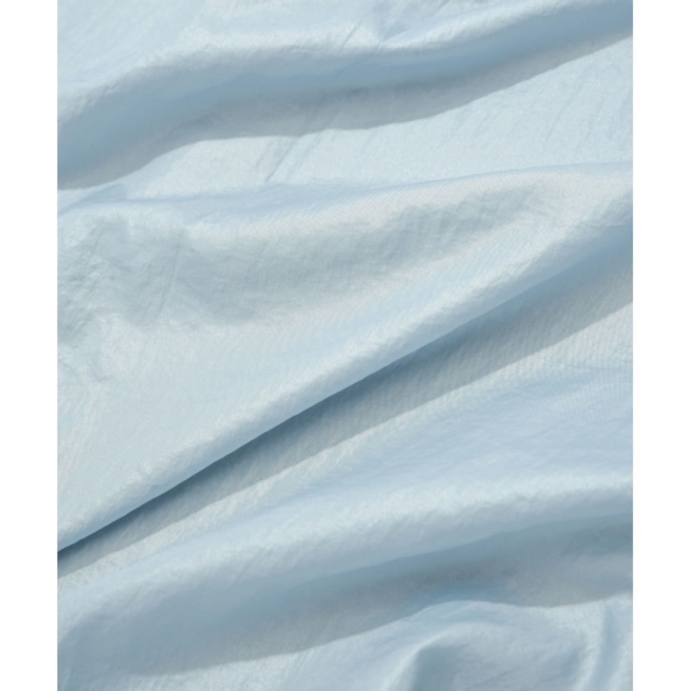 FALLETT ルーズフィットシアーシャツグレイシーブルー