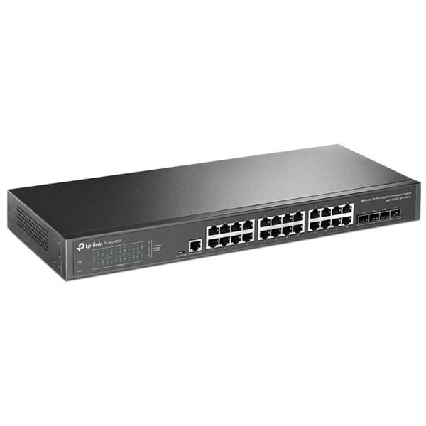 JetStream 24ポート ギガビット L2+ マネージスイッチ/4スロット 10GESFP+ TL-SG3428X（UN）