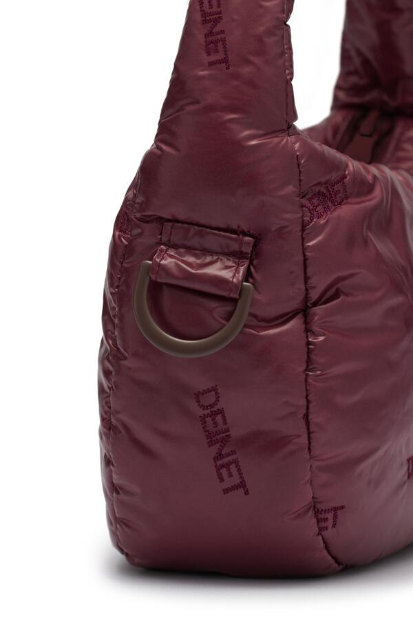 ショルダーバッグ・ポシェット +DEINET+ CLOUD MINI TOTE BAG IN BURGUNDY KDCUC4S31111600F DEINET】 CLOUD MINI TOTE BAG : BURGUNDY