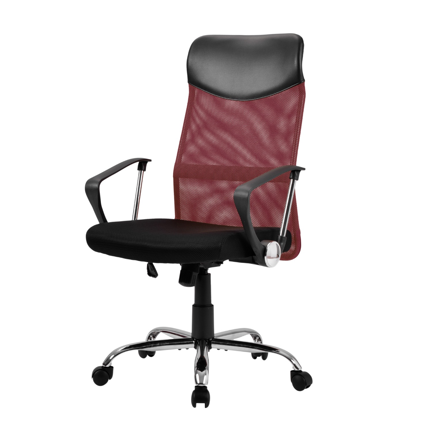 【国内発送送.料無料】A54AMAZONランキング1位デザイン【ワイン】オフィスチェア メッシュ+PU ハイバック 大人気 【国内発送送.料無料】A54AMAZONランキング1位デザイン【ワイン】オフィスチェア メッシュ+PU ハイバック 大人気