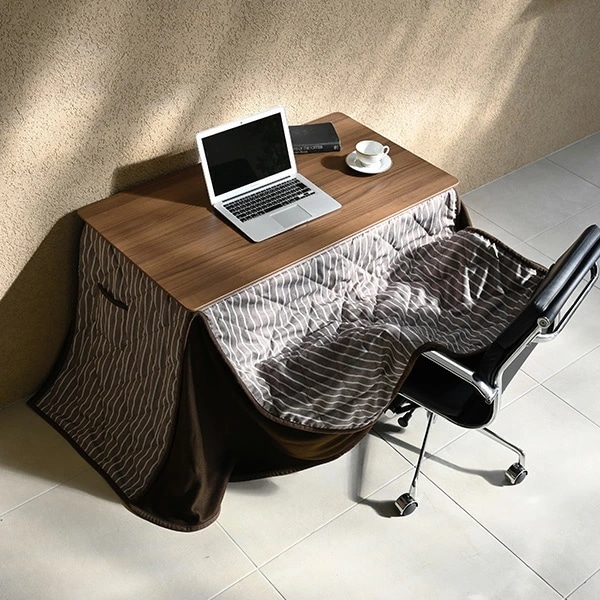 こたつ こたつテーブル 布団セット こたつセット 長方形 ハイタイプ 一人用 おしゃれ 高さ調節 GAH-F105602(WBR)-FSET