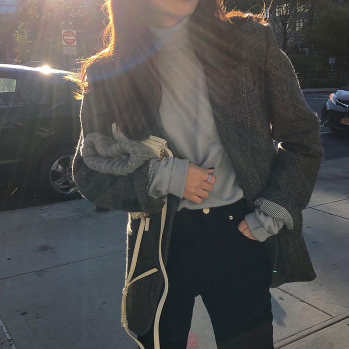 ウール混 入学式 ママスーツ レディース テーラード 厚手 ジャケット 大きいサイズ おしゃれ 卒業式 母 卒園式 入園式 セレモニー 七五三 お宮参り 母親 ママ フォーマル かっこいい グレー 春