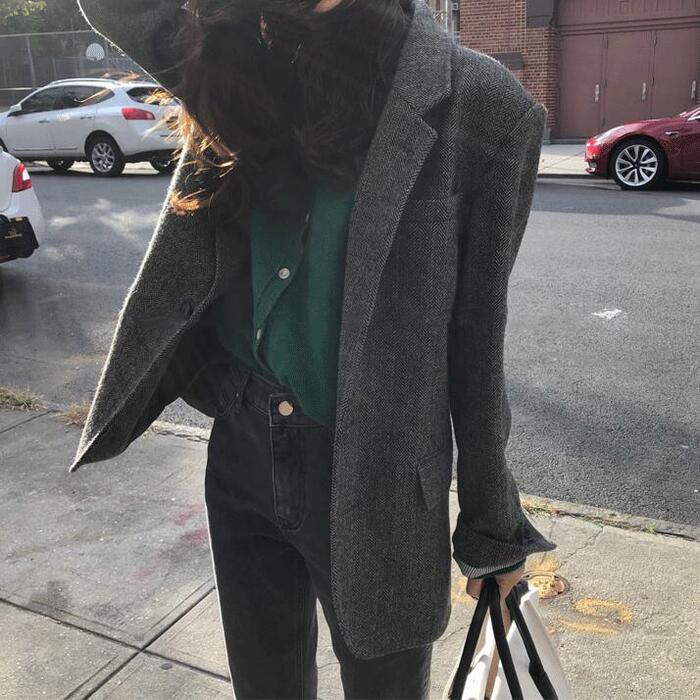 ウール混 入学式 ママスーツ レディース テーラード 厚手 ジャケット 大きいサイズ おしゃれ 卒業式 母 卒園式 入園式 セレモニー 七五三 お宮参り 母親 ママ フォーマル かっこいい グレー 春