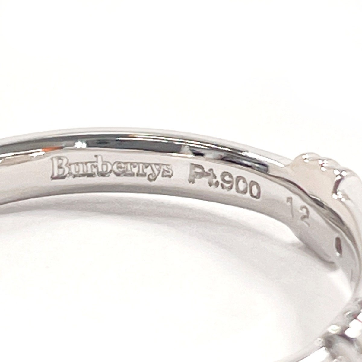 Burberrys リング・指輪 シルバー Pt900プラチナ 11.5号 レディース Burberrys リング・指輪 シルバー Pt900プラチナ 11.5号 レディース