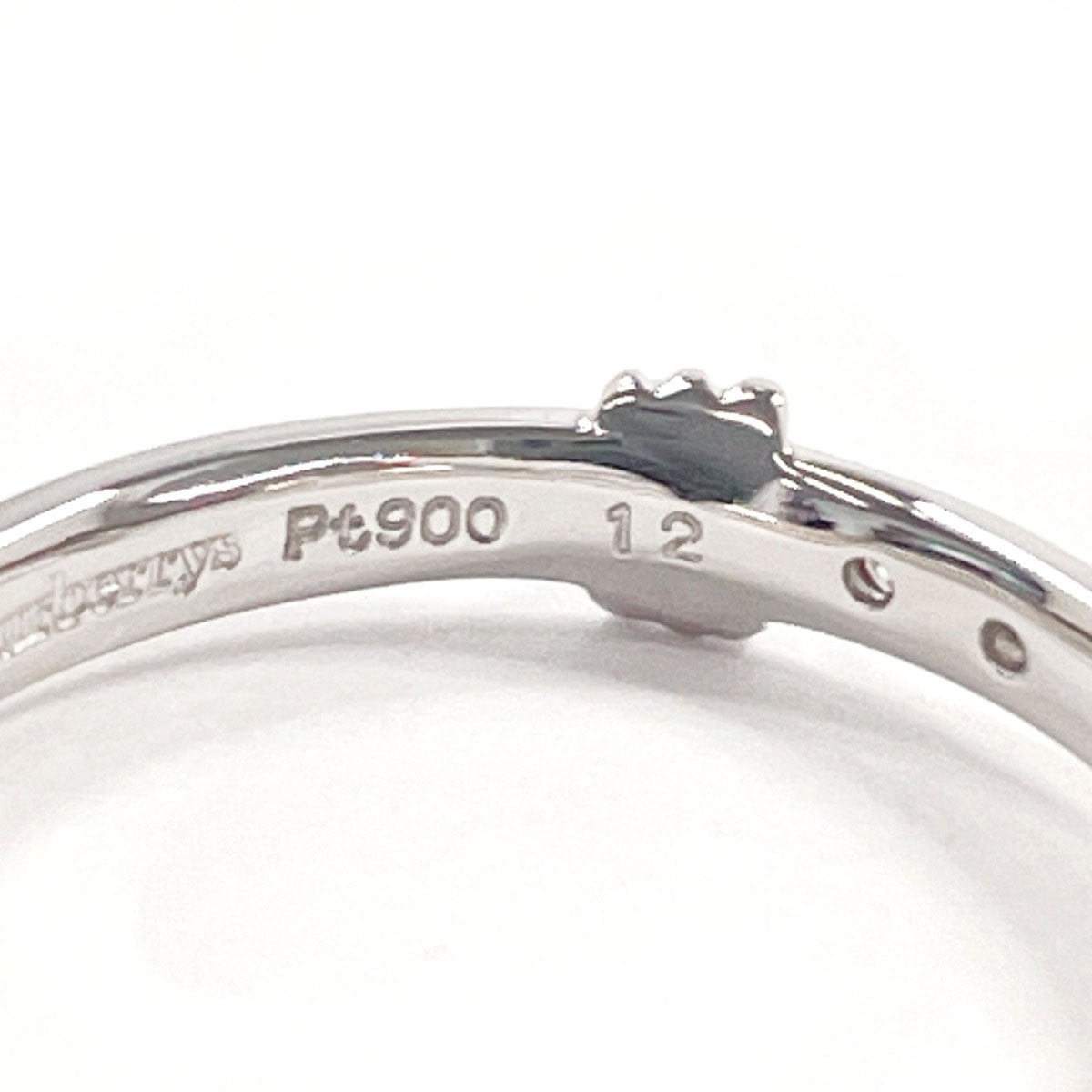 Burberrys リング・指輪 シルバー Pt900プラチナ 11.5号 レディース Burberrys リング・指輪 シルバー Pt900プラチナ 11.5号 レディース