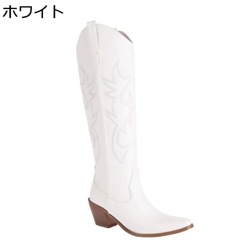 ロングブーツ 膝下丈 レディース 大きいサイズ 刺繍 ウェスターブーツ ローヒール ポインテッドトゥ カウボーイ レトロ ヴィンテージ 秋冬用 落ちない 粗いかかと 撥水 ファッション 欧米風 ロングブーツ 膝下丈 レディース 大きいサイズ 刺繍 ウェスターブーツ ローヒール ポインテッドトゥ カウボーイ レトロ ヴィンテージ 秋冬用 落ちない 粗いかかと 撥水 ファッション 欧米風