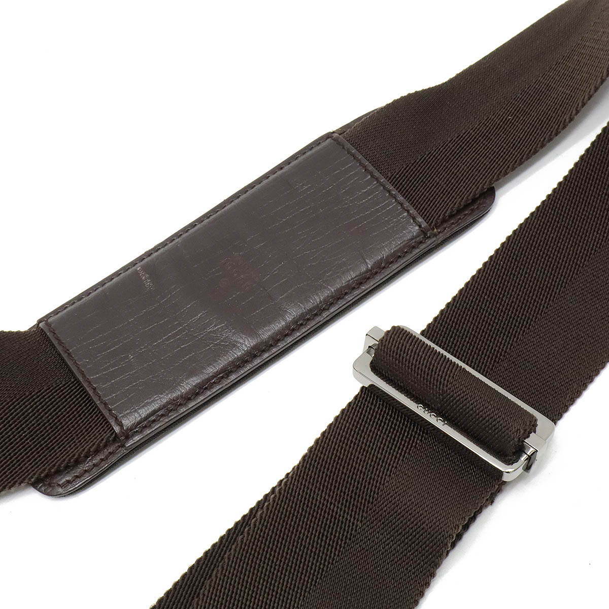 GGプラス メッセンジャーバッグ ショルダーバッグ 斜め掛け PVC レザー ベージュ ダークブラウン 茶 12237 GGプラス メッセンジャーバッグ ショルダーバッグ 斜め掛け PVC レザー ベージュ ダークブラウン 茶 12237