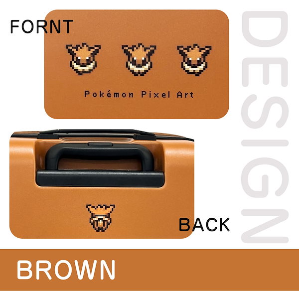 Qoo10] No Brand 正規品 ポケモン スーツケース Mサイズ