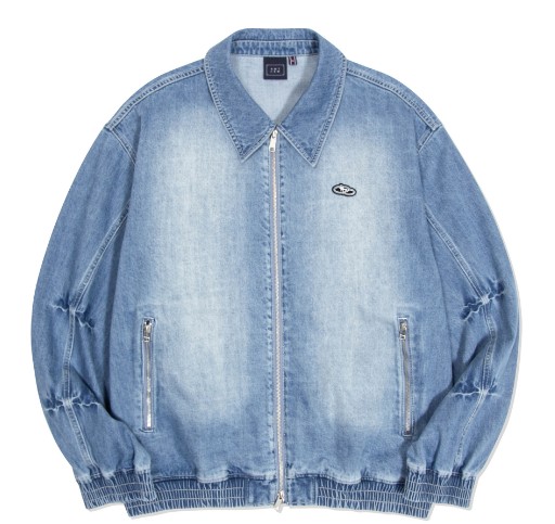 [ZB1 24 SPコレクション] SHINING LOGO WASHED DENIM JACKET