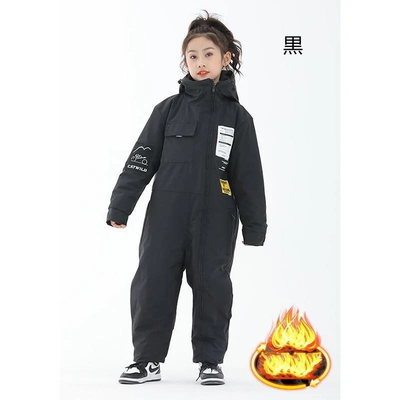 スノーボードウェア ジュニア キッズ 超撥水 つなぎ 女の子 ボーイズ 1 130 140 150 160 スノーコンビ ジャンプスーツ 雪遊び スキーウェア ワンピース オール
