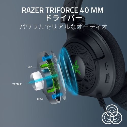 Razer 【国内正規品】Razer Chroma RGB対応 有線式ゲーミングヘッドセット（ブラック） RZ0405180100R3M1
