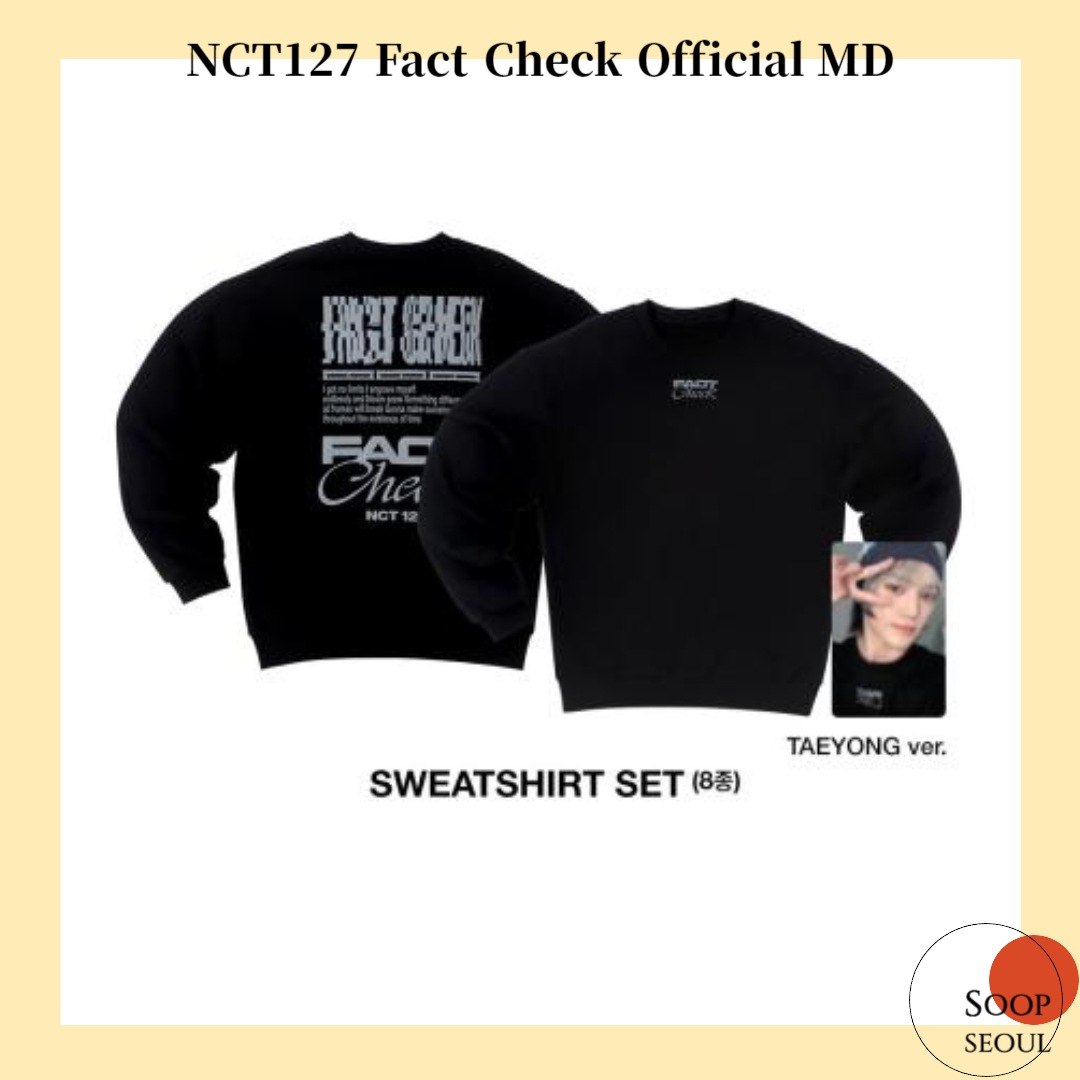 NCT127 FactCheck MD スウェット NCT127 FactCheck MD スウェット ヘチャン