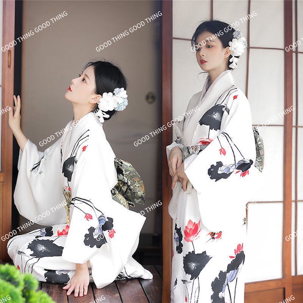 （最終値下げ、美品）　呂　大人可愛い夏着物 Qoo10] 新入荷浴衣セットおしゃれでかわいい大人の