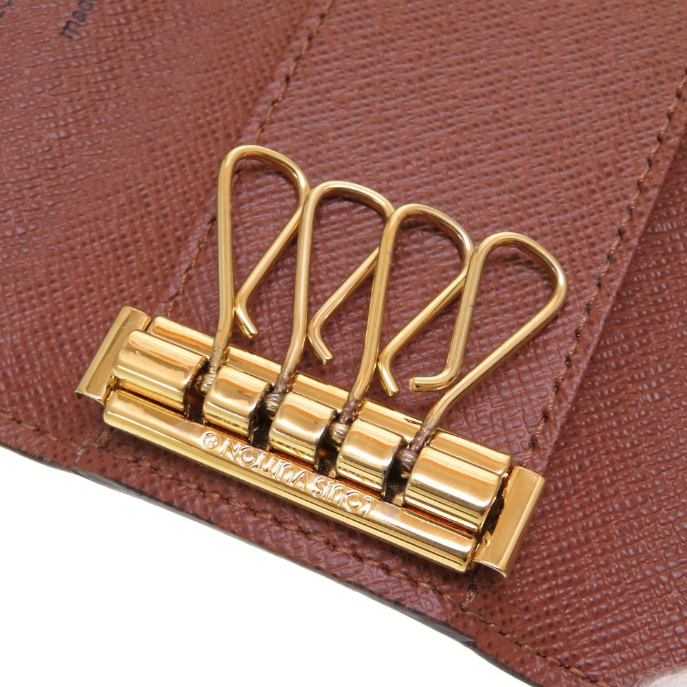 美品 4連 ミュルティクレ4 モノグラム M69517 キーケース モノグラムキャンバス/モノグラム ブラウン LV 0104【中古】 レディース