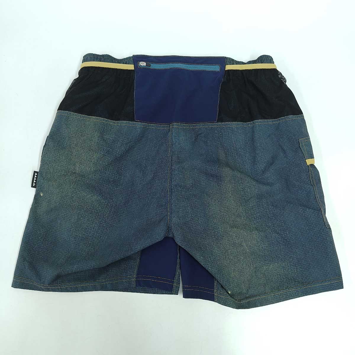【中古・未使用品】マウンテンマーシャルアーツ MOUNTAIN MARTIAL ARTS MMA 7pocket Run Pants V6 デニム ハーフパンツ XL MMA21-31 メンズ トレラ