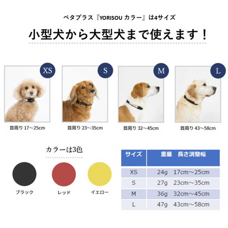アレス コロバニィ ペタプラス 犬用首輪 YORISOUカラー レッド L 首周り43-58cm 内容量1本 アレス コロバニィ ペタプラス 犬用首輪 YORISOUカラー レッド L 首周り43-58cm 内容量1本