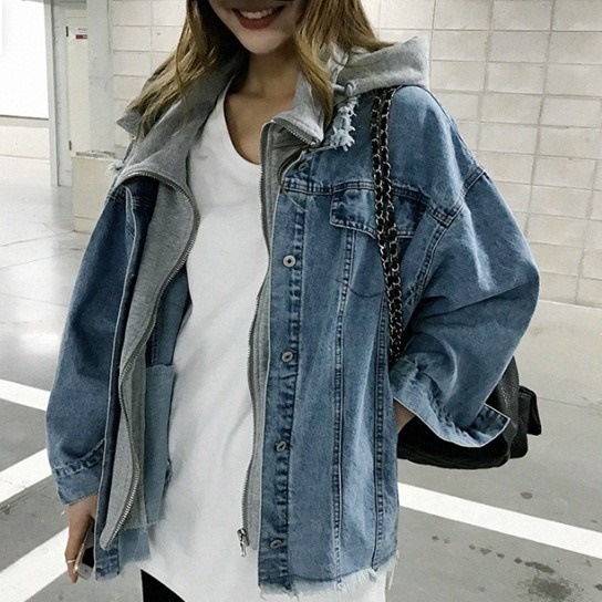 5180.フードレイヤードGジャン 20... : レディース服 大得価お得
