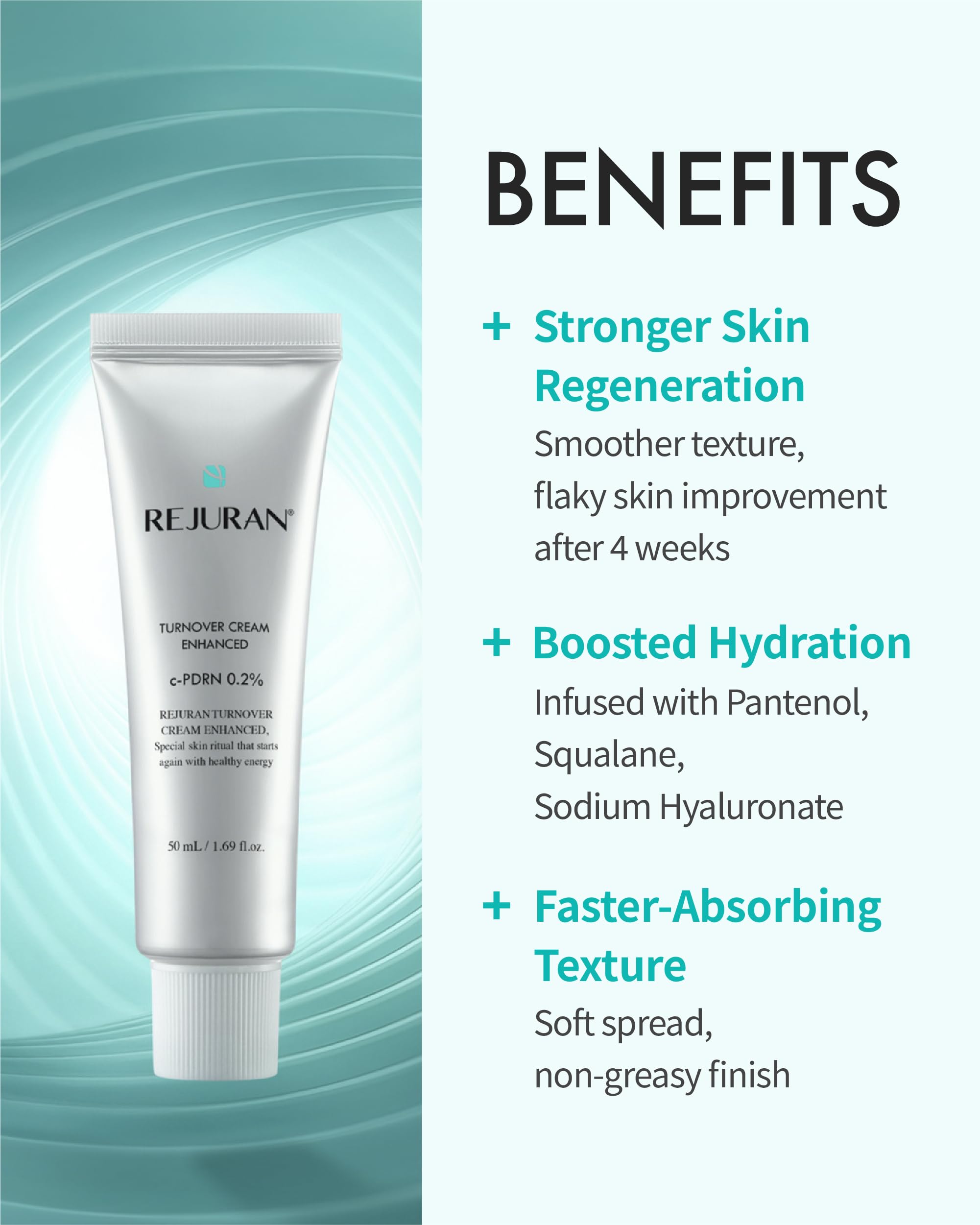 【公式】REJURAN ターンオーバークリームエンハンスド 50ml c-PDRN パンテノール スクアラン 保湿 鎮静 キメ ハリツヤ 敏感肌 リジュラン 【公式】REJURAN ターンオーバークリームエンハンスド 50ml c-PDRN パンテノール スクアラン 保湿 鎮静 キメ ハリツヤ 敏感肌 リジュラン