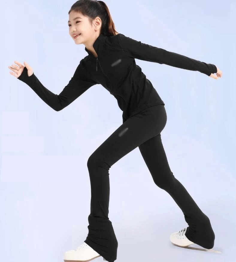 フィギュアスケート 衣装 スケートウエア ヨガ アイスフィギュアスケート 女子 アイススケート ジャケット ズボン 2点セット ストレッチ 競技 ステージ 美しい　フィギュアスケート 衣装