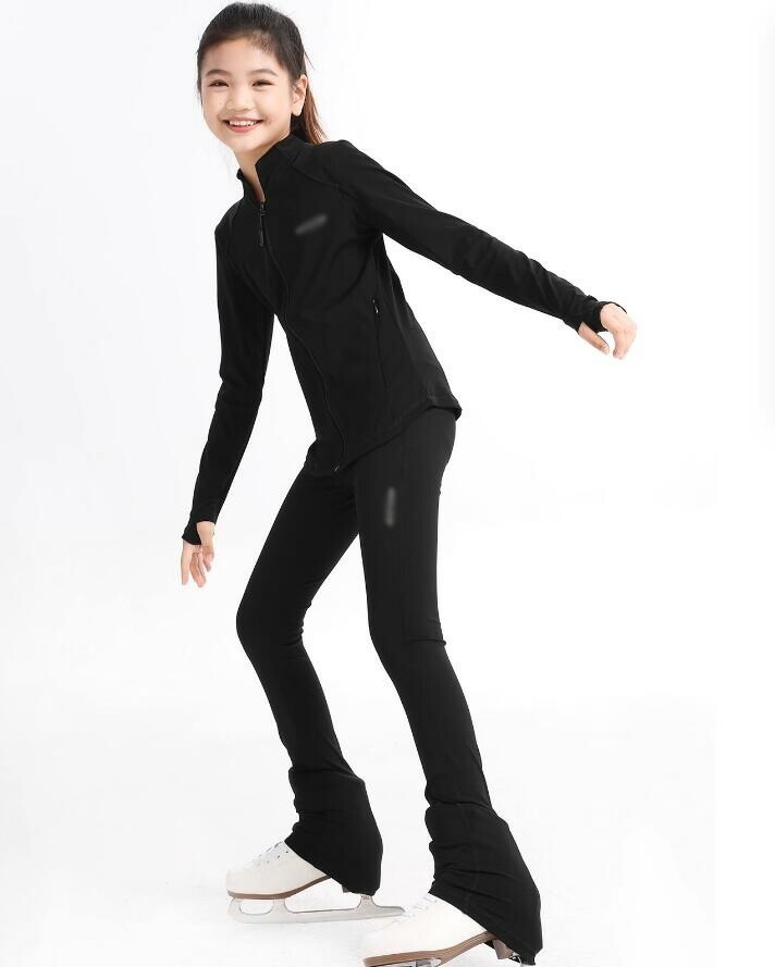 フィギュアスケート 衣装 スケートウエア ヨガ アイスフィギュアスケート 女子 アイススケート ジャケット ズボン 2点セット ストレッチ 競技 ステージ 美しい　フィギュアスケート 衣装