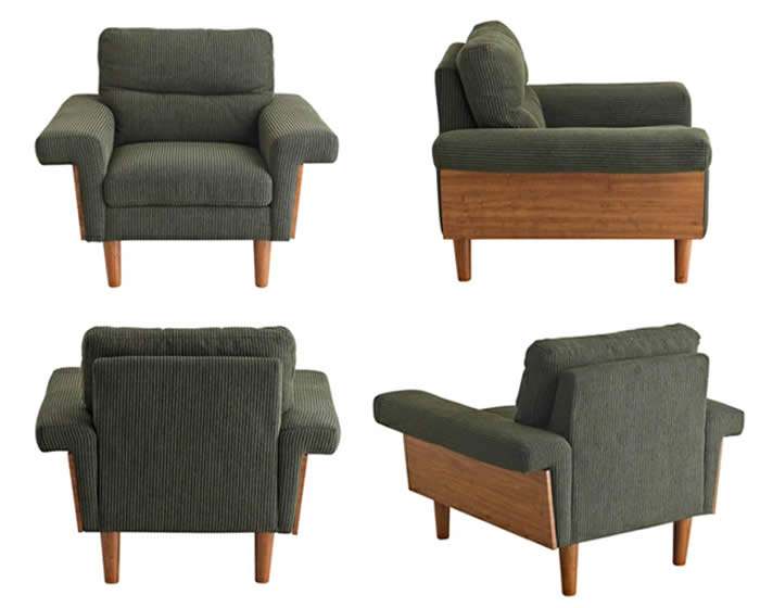 BAL ソファ 1P バル 一人掛け コーデュロイ モスグリーン 北欧 ナチュラル モダン レトロ 木脚 シンプル 布張り 新生活 人気 おしゃれ BAL ソファ 1P バル 一人掛け コーデュロイ モスグリーン 北欧 ナチュラル モダン レトロ 木脚 シンプル 布張り 新生活 人気 おしゃれ