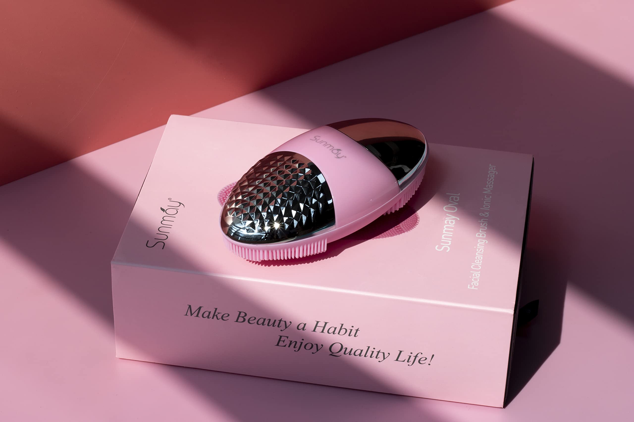 【Sunmay Oval】Sunmay 洗顔ブラシ 電動 洗顔 シリコン洗顔器 フェイスブラシ スキンケア クレンジング 洗顔 男女兼用 USB充電式 防水 日本語説明書付き 【Sunmay Oval】Sunmay 洗顔ブラシ 電動 洗顔 シリコン洗顔器 フェイスブラシ スキンケア クレンジング 洗顔 男女兼用 USB充電式 防水 日本語説明書付き