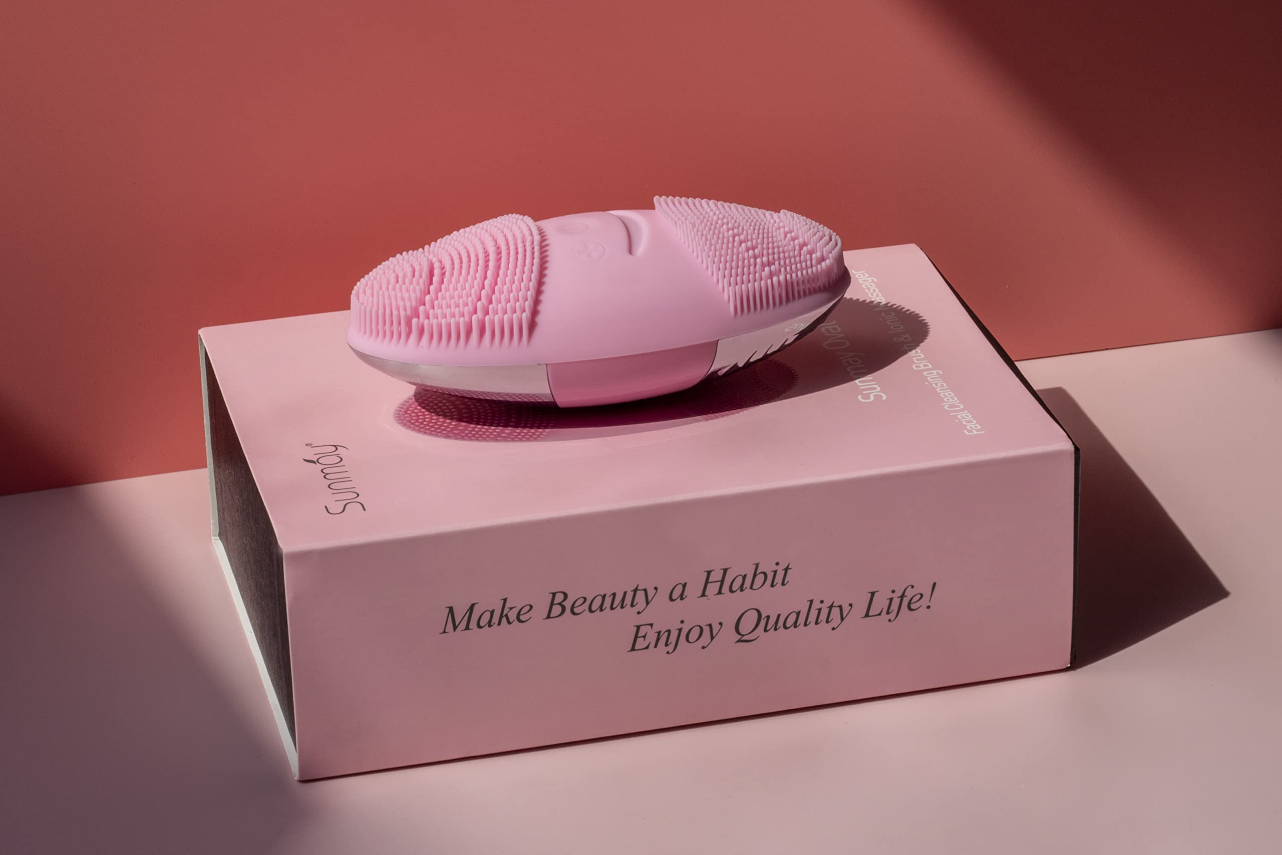 【Sunmay Oval】Sunmay 洗顔ブラシ 電動 洗顔 シリコン洗顔器 フェイスブラシ スキンケア クレンジング 洗顔 男女兼用 USB充電式 防水 日本語説明書付き 【Sunmay Oval】Sunmay 洗顔ブラシ 電動 洗顔 シリコン洗顔器 フェイスブラシ スキンケア クレンジング 洗顔 男女兼用 USB充電式 防水 日本語説明書付き