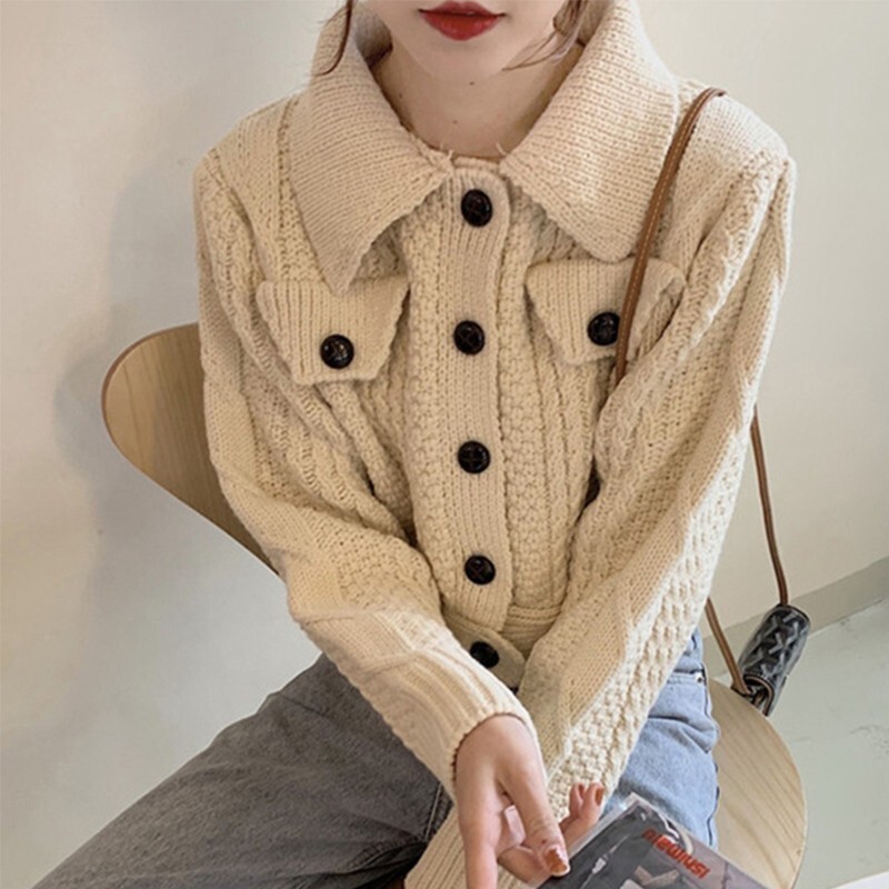 セーターカーディガン ジャケット ホワイト レッド トップス ニットソー セーター カーディガン