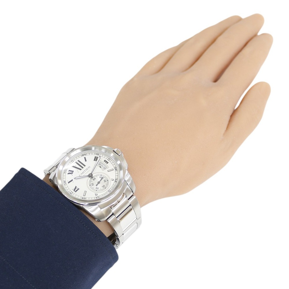 カルティエ カリブル 腕時計 ステンレススチール W7100037 自動巻き 1年保証 CARTIER 中古