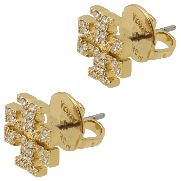 ピアス ダブルT ロゴ 53423 783 キラ パヴェ スタッズ レディース アクセサリー Kira Pave Stud Earring ゴールド