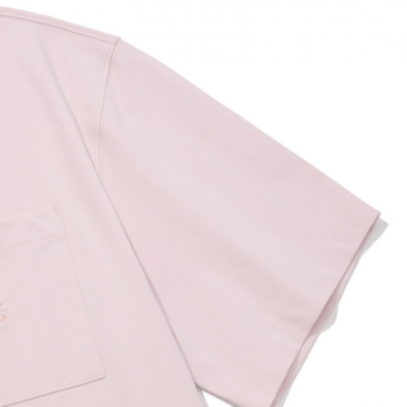 COVERNAT オーセンティックポケットカラー T シャツライトピンク COVERNAT オーセンティックポケットカラー T シャツライトピンク