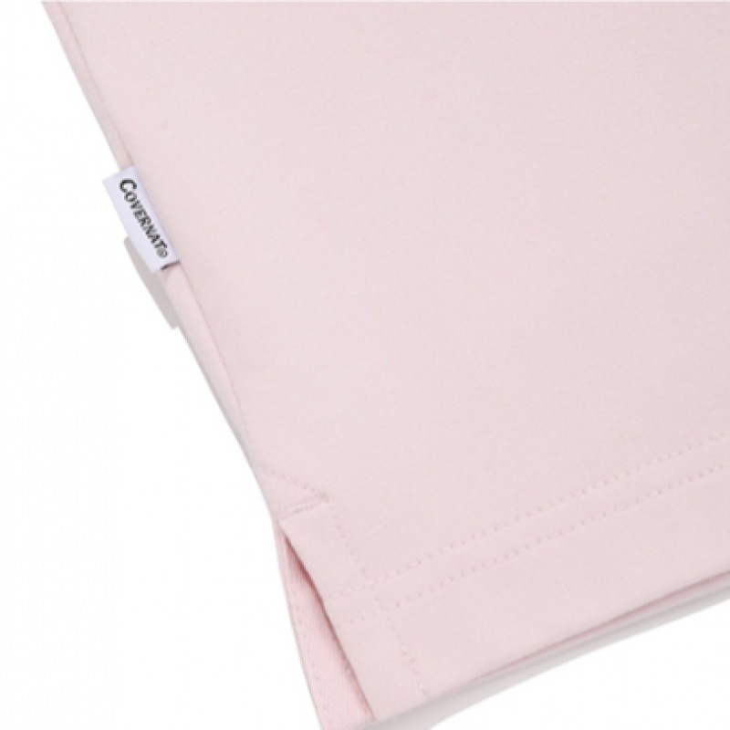 COVERNAT オーセンティックポケットカラー T シャツライトピンク COVERNAT オーセンティックポケットカラー T シャツライトピンク