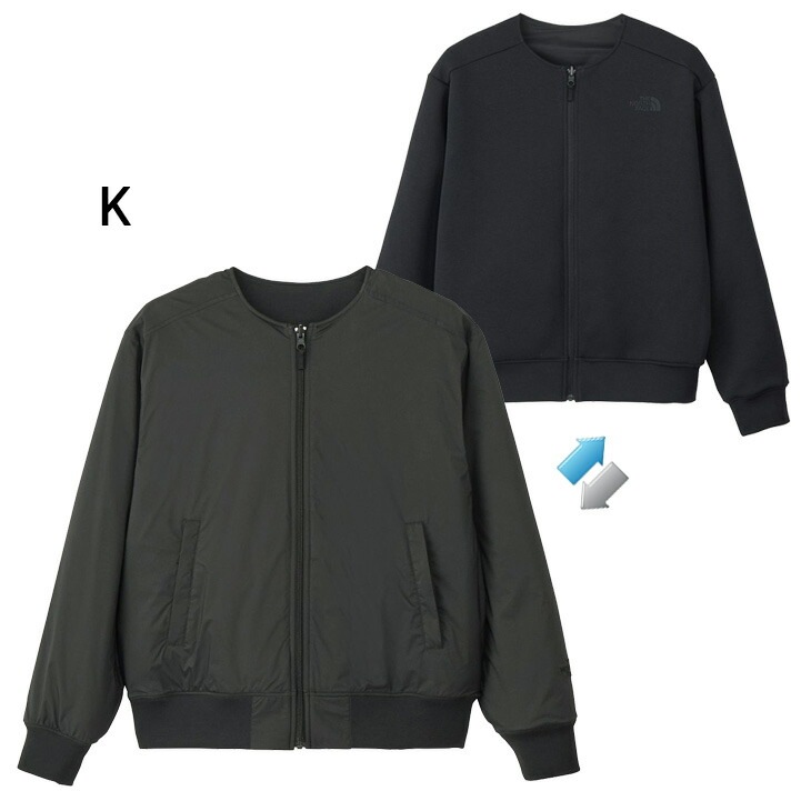 レディース アウター リバーシブル テックエアーラウンドネックジャケット 保温 防風 アウトドア スポーツウエア 女性用 ブランド アパレル 秋冬 ジャンバー 上着 タウン/NTW62580