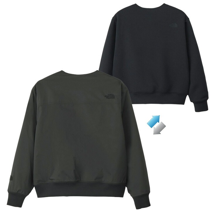 レディース アウター リバーシブル テックエアーラウンドネックジャケット 保温 防風 アウトドア スポーツウエア 女性用 ブランド アパレル 秋冬 ジャンバー 上着 タウン/NTW62580