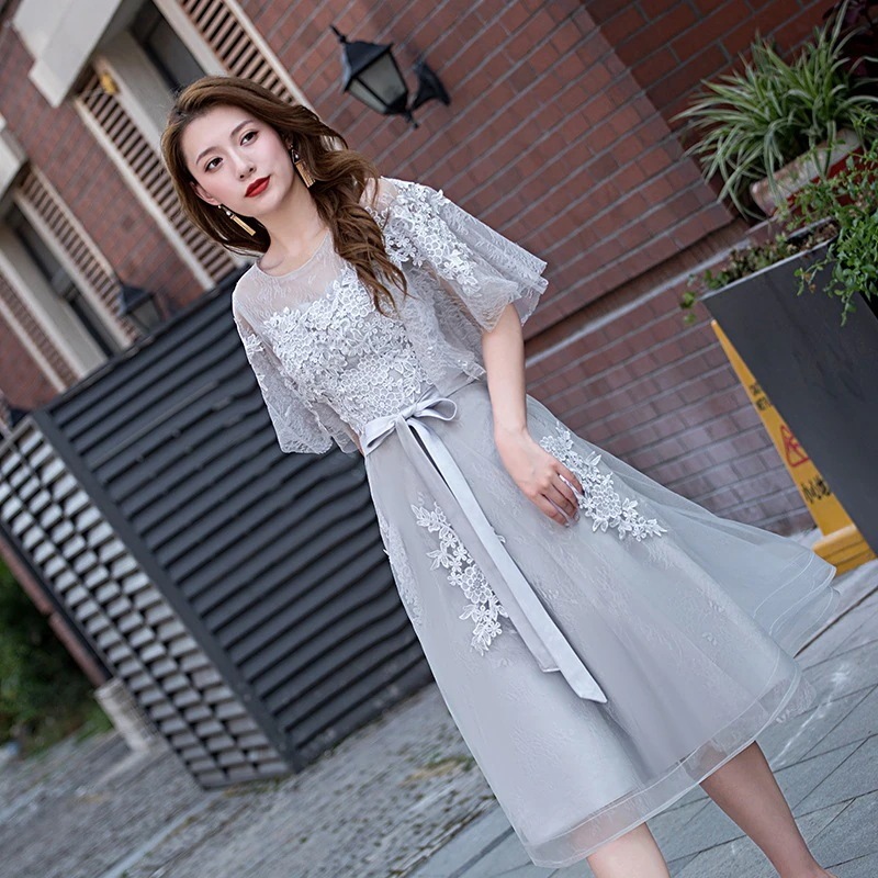 イブニングドレス ワンピース パーティードレス キャバ 着痩せ 大人 成人式 同窓会 披露宴 卒業式 結婚式 演奏会 ウェディング 二次会 発表会 112