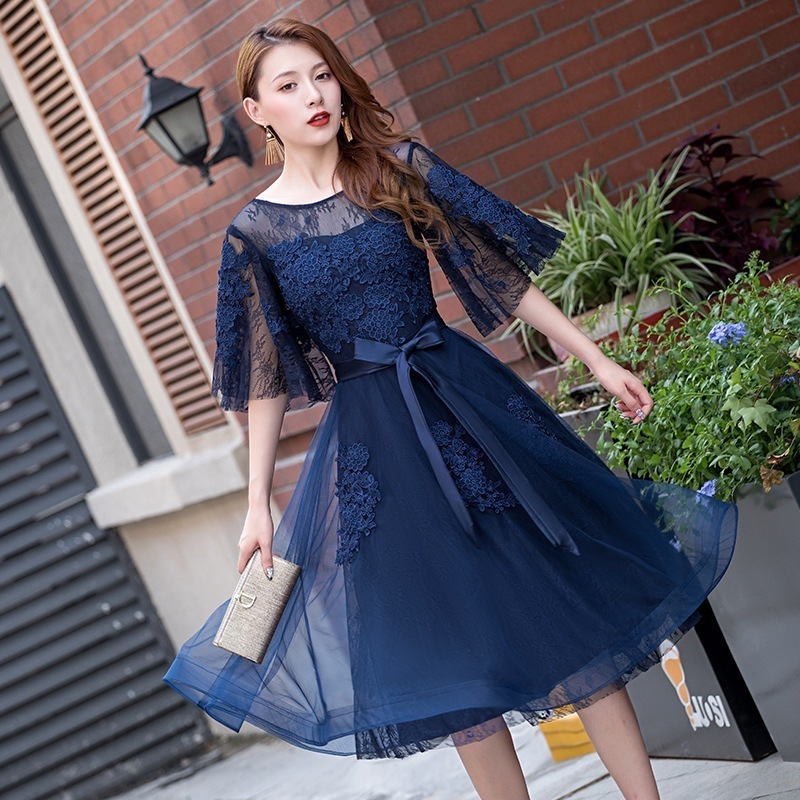 イブニングドレス ワンピース パーティードレス キャバ 着痩せ 大人 成人式 同窓会 披露宴 卒業式 結婚式 演奏会 ウェディング 二次会 発表会 112