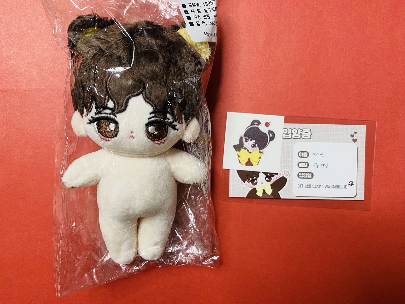 TXT マスターニム ぬいぐるみ 14cm アガズシリーズ 최범규 Choi