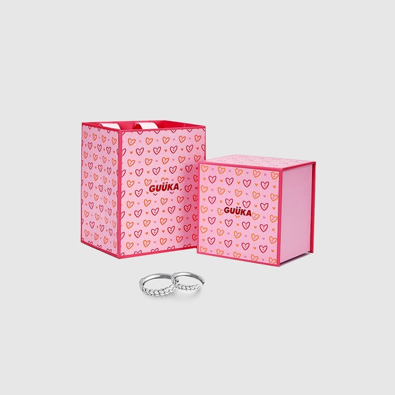 トレンディなブランド 925 スターリングシルバーリング夏のラブサイクルカップルのペアロマンチックなオープンリングデザインニッチ