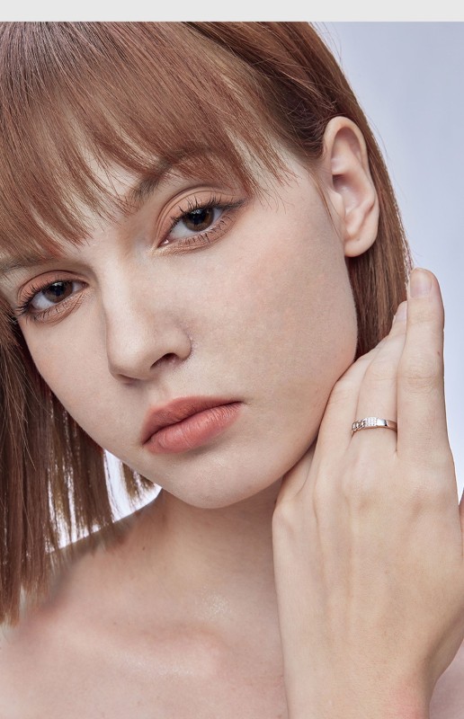 トレンディなブランド 925 スターリングシルバーリング夏のラブサイクルカップルのペアロマンチックなオープンリングデザインニッチ