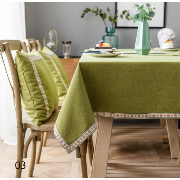 団体購入8点セットテーブルクロス 北欧 おしゃれ テーブルセッティング 布 四角形 長方形 切り替え 高級感 テーブルクロス お手入れ簡単 撥水 汚れ防止 家庭用 食卓カバー 5色