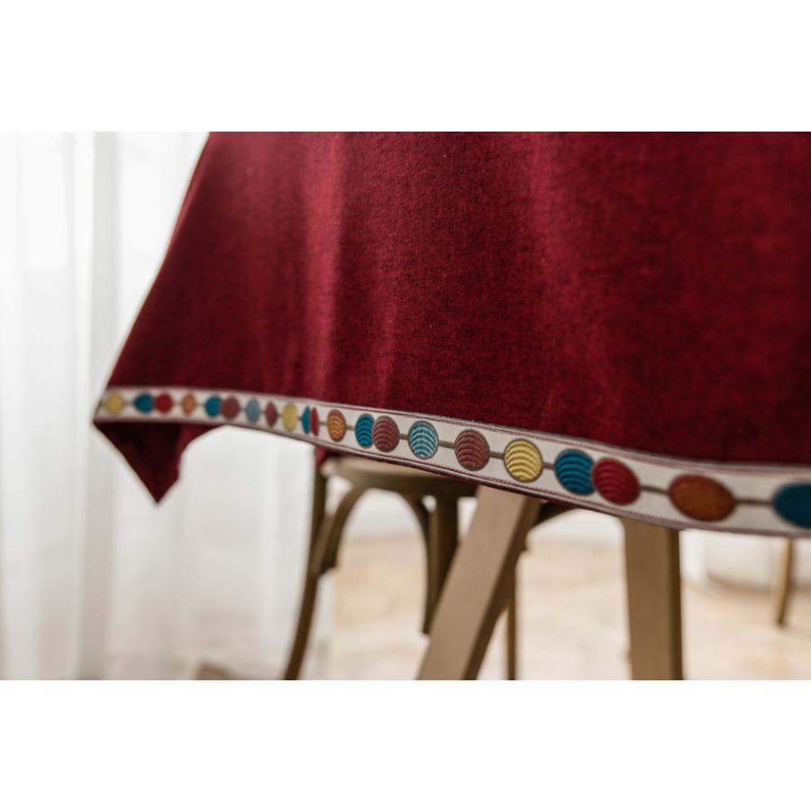 団体購入8点セットテーブルクロス 北欧 おしゃれ テーブルセッティング 布 四角形 長方形 切り替え 高級感 テーブルクロス お手入れ簡単 撥水 汚れ防止 家庭用 食卓カバー 5色