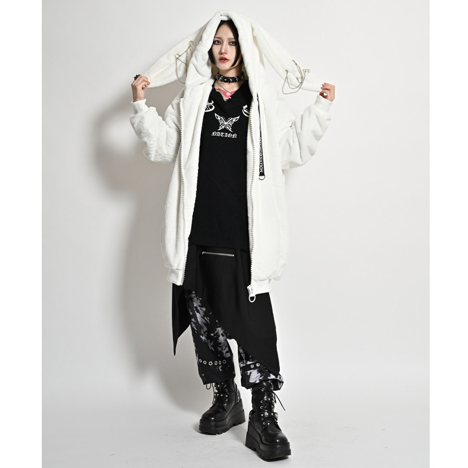 アウター 秋 冬 レディース 韓国 もこもこ ブランド パーカー ブルゾン ファー フード付き うさ耳 耳付き ジャケット オーバーサイズ ゆったり 暖かい 韓国 厚手 トップス 地雷系 かわいい お アウター 秋 冬 レディース 韓国 もこもこ ブランド パーカー ブルゾン ファー フード付き うさ耳 耳付き ジャケット オーバーサイズ ゆったり 暖かい 韓国 厚手 トップス 地雷系 かわいい お