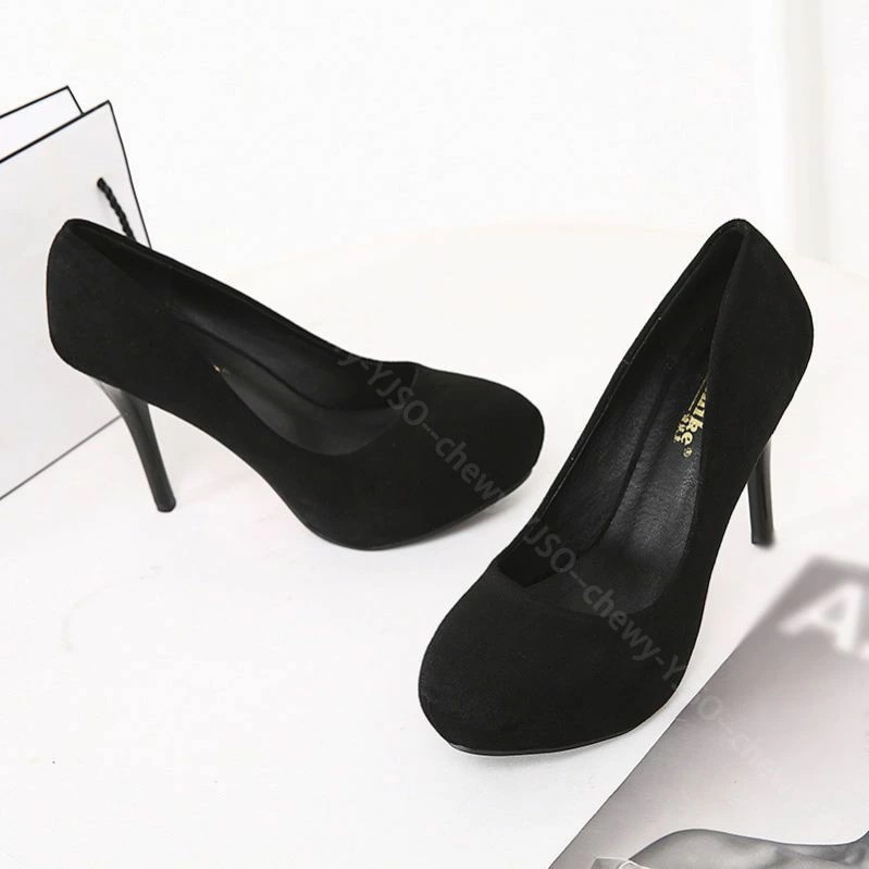 1000円OFFクーポン パンプス ハイヒール ラウンドトゥ ピンヒール プラットフォーム クッション 厚底パンプス 10cmヒール キャバ ストーム セレモニー パーティー イベント 2次会 二次会