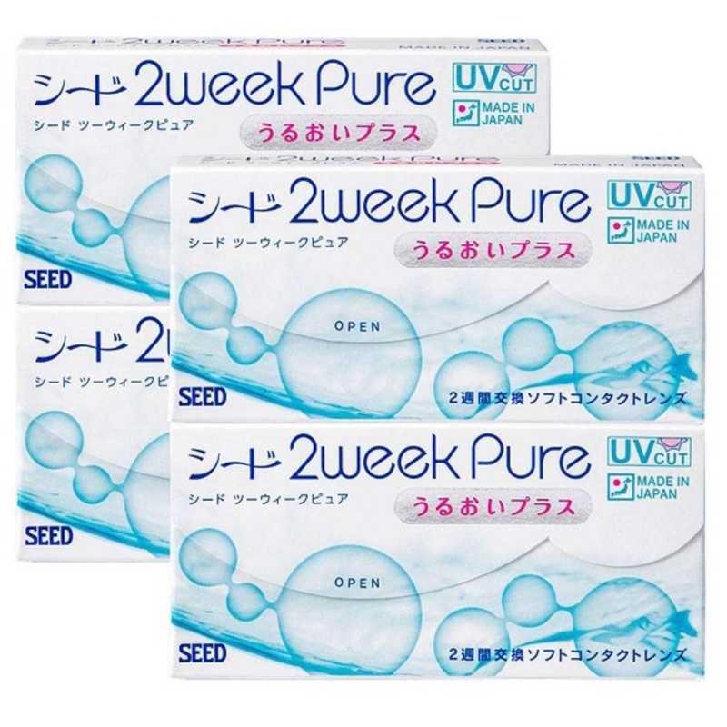 SEED 「4箱セット」2ウィーク ピュア うるおいプラス (BC8.6/PWR-13.00/DIA13.8) SEED 「4箱セット」2ウィーク ピュア うるおいプラス (BC8.6/PWR-13.00/DIA13.8)