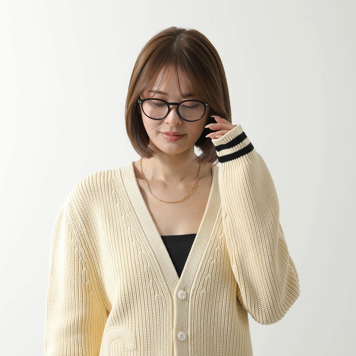 TOM FORD トムフォード メガネ TF5524 FT5524 メンズ ボストン型 フルリム めがね 眼鏡 伊達メガネ 黒縁メガネ Tロゴ アイウェア 001