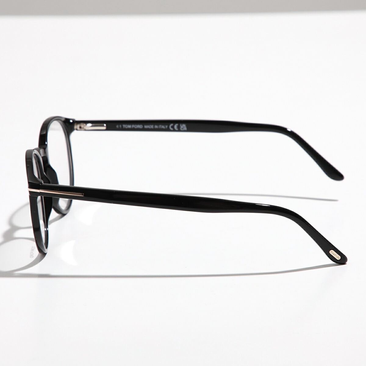 TOM FORD トムフォード メガネ TF5524 FT5524 メンズ ボストン型 フルリム めがね 眼鏡 伊達メガネ 黒縁メガネ Tロゴ アイウェア 001